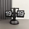 Vintage Flip Clock  Retro BatteryPowered Flip Down Desk Clock 15