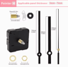Long Shaft Silent Quartz Clock Movement  DIY Wall  Table Clock Repair Mechanism 11