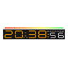 Creative Digital LED Clock  1224H Time  Temperature Display With Microphone 2