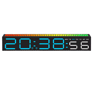 Creative Digital LED Clock  1224H Time  Temperature Display With Microphone 8