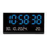 21 Large Digital Wall Clock  LED Calendar Temperature  Alarm Display 2