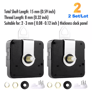 MCDFL Silent Quartz Clock Mechanism  Long Shaft DIY Wall  Table Clock Movement 5