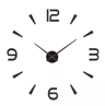 Large Roman Numeral Mirror Wall Clock  2D3D DIY Acrylic Quartz Clock 8