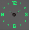 Large Roman Numeral Mirror Wall Clock  2D3D DIY Acrylic Quartz Clock 4
