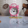 Cute Mini Metal Alarm Clock Compact Electronic Desk Clock For Kids Rooms 7