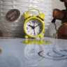 Cute Mini Metal Alarm Clock Compact Electronic Desk Clock For Kids Rooms 2