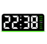 Digital LED Dual Alarm Clock  Date Display Snooze  Night Light 3