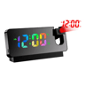 Rotatable Projection Alarm Clock  Large Color LED Wall  Ceiling Projector Clock 1