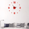 3D Luminous DIY Wall Clock  Frameless Acrylic Clock Stickers For Modern Decor 2