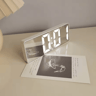 Modern Voice Control LED Mirror Alarm Clock  Portable Digital Desk Clock 3