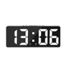 Colorful LED Alarm Clock  Luminous Temperature  Calendar Bedside Clock 3