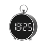 Niditon LED Alarm Clock  Desk  Wall Digital Clock With Temperature Display 3