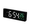 Voice Control Mirror LED Alarm Clock  3 Alarms Temperature  Date Display 2