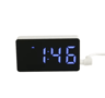 Mini LED Mirror Alarm Clock  Compact Digital Desk Clock For Bedroom Decor 3