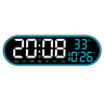 15Inch LED Digital Wall Clock  Remote Control With Temperature Date  Week Display 6