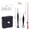 Silent Quartz Clock Mechanism  DIY Wall Clock Movement Replacement Part 19