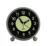 GlowintheDark Silent Alarm Clock  NonTicking BatteryOperated Bedside Clock 2