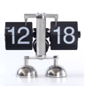 European Vintage Flip Clock  Automatic PageTurning Quartz Desk Decor 4