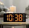 USB Digital Alarm Clock  Mood Light Dual Alarms  Temperature Display 6