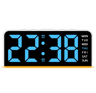 USB Digital Alarm Clock  Mood Light Dual Alarms  Temperature Display 4