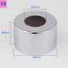 2PCS Stainless Steel Faucet Pipe Connectors  Heightened Decorative Valve Covers 19