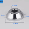 2PCS Stainless Steel Faucet Pipe Connectors  Heightened Decorative Valve Covers 22