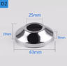 2PCS Stainless Steel Faucet Pipe Connectors  Heightened Decorative Valve Covers 23