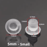 20PCS Transparent Rubber Cabinet Bumpers  AntiCollision Hole Plugs 4