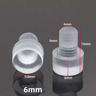 20PCS Transparent Rubber Cabinet Bumpers  AntiCollision Hole Plugs 1