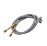 2PCS G12 Braided Shower Hoses  Flexible Plumbing Extension Tubes 1
