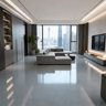 WaterBased Epoxy Floor Paint With Colored Sand Marble Effect 5