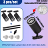 GU10 LED Track Spotlight  110V Adjustable Rail Ceiling Light For Home  Shop 4