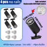 GU10 LED Track Spotlight  110V Adjustable Rail Ceiling Light For Home  Shop 8