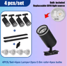 GU10 LED Track Spotlight  110V Adjustable Rail Ceiling Light For Home  Shop 3