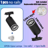 GU10 LED Track Spotlight  110V Adjustable Rail Ceiling Light For Home  Shop 9
