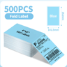 500PCS 4x6 Thermal Shipping Labels  FanFold Address Stickers For Phomemo Printers 6
