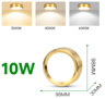 Gold LED Surface Mount Downlight  UltraThin 10W15W25W Ceiling Spotlight 1