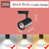 Stepless Dimmable LED Track Light  Adjustable Rail Spotlight For Home  Shop 3