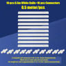 20PCS LED Track Rail Kit  05M1M Spotlight Rails  Connectors For Ceiling Lighting 5