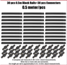 20PCS LED Track Rail Kit  05M1M Spotlight Rails  Connectors For Ceiling Lighting 4