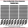 20PCS LED Track Rail Kit  05M1M Spotlight Rails  Connectors For Ceiling Lighting 12