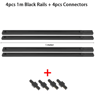 05M To 1M LED Track Rail Kit  Straight  LShaped Connectors For Ceiling Spotlights 6