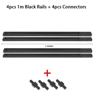 05M1M LED Track Rail Kit  Straight Connectors For Ceiling Spotlight Lighting 1