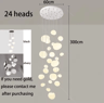 Modern Luxury Chandelier  Elegant Indoor Lighting For Staircases  Living Rooms 4