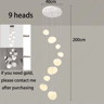 Modern Luxury Chandelier  Elegant Indoor Lighting For Staircases  Living Rooms 5
