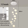 Modern Luxury Chandelier  Elegant Indoor Lighting For Staircases  Living Rooms 8