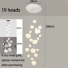 Modern Luxury Chandelier  Elegant Indoor Lighting For Staircases  Living Rooms 6