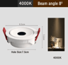 UltraThin Recessed LED Spotlight  3815 Narrow Beam Ceiling Light 3