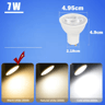 GU10 IP65 Waterproof Recessed Downlight  25W Max Ceiling Spotlight 9