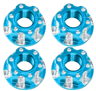 4PCS M4 Aluminum Hex Nuts  Carved Wheel Nuts For 110 RC Cars 2